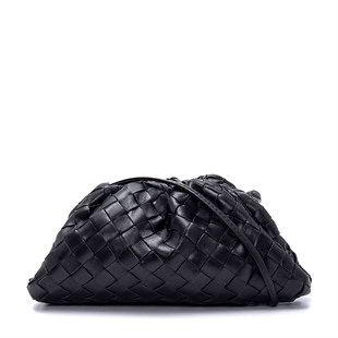 Leona Siyah Deri  Kadın Çanta